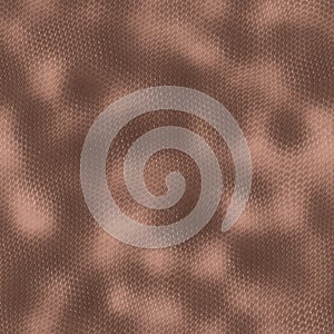 Seamless pattern of brown reptile leather