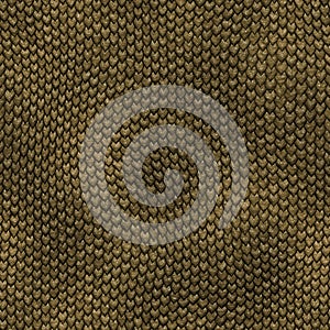 Seamless pattern of brown reptile leather