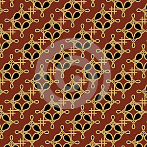 Seamless pattern with celtic ornaments