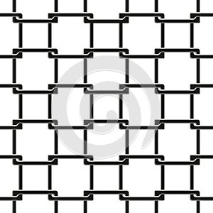 Seamless pattern of chain fence