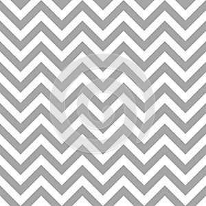Retro Seamless Pattern Chevron Gray And White Lines photo