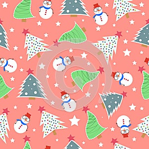 Seamless pattern for Christmas design
