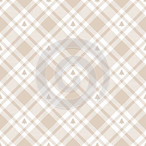 Seamless Pattern Christmas Diagonal Check Christmas Beige White