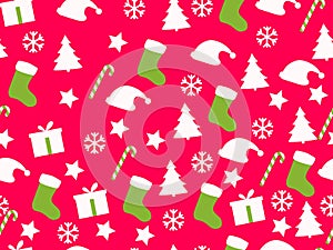 Seamless pattern. Christmas pattern with gift boxes, Christmas t