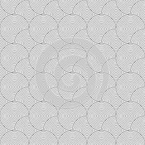 Seamless pattern with circles. Repeating modern