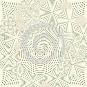 Seamless pattern with circles. Repeating modern