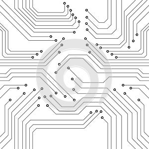 Seamless pattern of circuit board