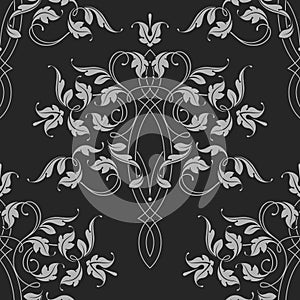 Seamless Pattern. Classical Ornament. Vector Illustration.