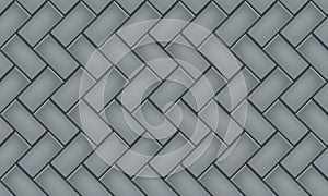 Seamless pattern of cobblestone pavement