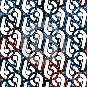 Seamless pattern with colored intersecting lines(texture 2), modern stylish image.