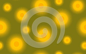 Seamless pattern coltsfoot graphic