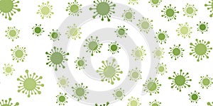 Seamless pattern coronavirus