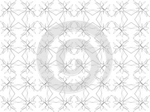 Seamless pattern design with floral background elements, beautiful ornaments