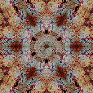 Seamless pattern design of the oriental carpet texture