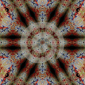 Seamless pattern design of the oriental carpet texture