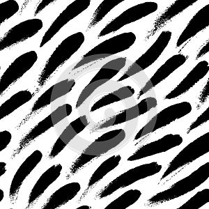 Seamless pattern with diagonal hand brush strokes.