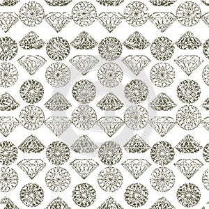 Seamless pattern from diamond