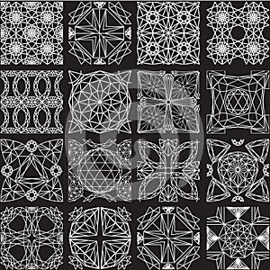 Seamless pattern from diamond cutting