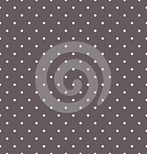 seamless pattern with dotted circles. Stylish background with randomly disposed spots. Monochrome minimalist graphic design.