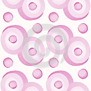 Seamless pattern with dotted geometric drawing