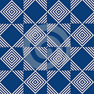 Abstract modern square pattern design of seamless background.