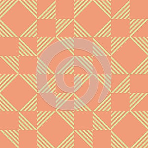 Abstract modern square pattern design of seamless background.