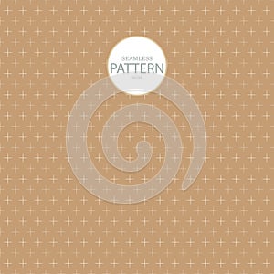 Seamless pattern earth tone color collection on brown background