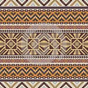 Seamless pattern in ethnic style