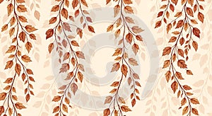 Autumn Leaves Seamless Pattern
