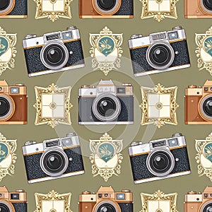 Vintage Camera Pattern