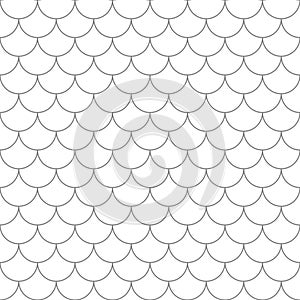 Seamless pattern with fish scales.