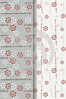 Seamless Pattern Floral Vector for Background and textures