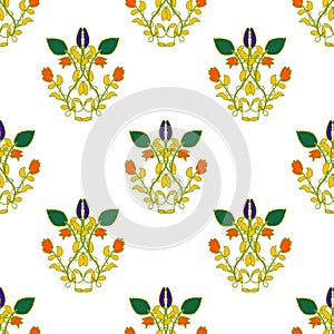Seamless pattern floral .vector illustration