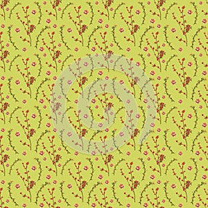 Seamless pattern flower paper