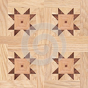 Seamless pattern, fragment of parquet floor