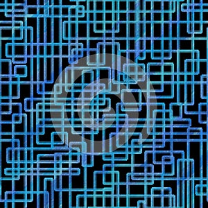 Seamless pattern free style of squares illustrations