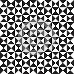 Seamless pattern geometric.Black and white background