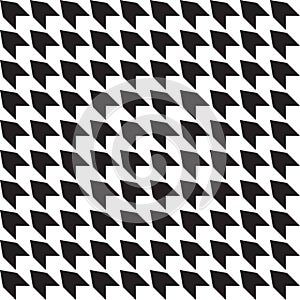 Seamless pattern geometric.Black and white background