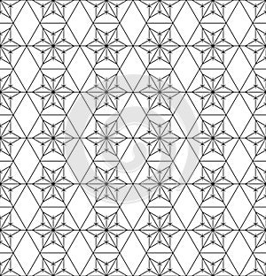 Seamless pattern geometric pattern .Black and white