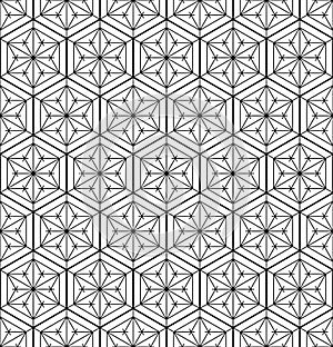 Seamless pattern geometric pattern .Black and white