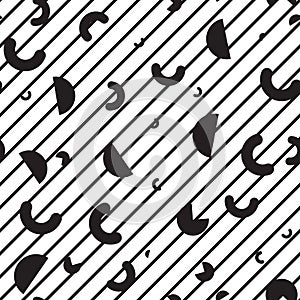 Seamless pattern geometric shapes