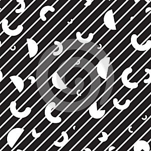 Seamless pattern geometric shapes