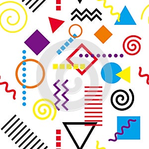 seamless pattern of geometrical pattern - photo