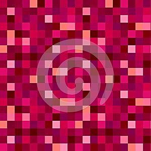 Seamless pattern for glitter effect or for creation effect of pixilation in red magenta