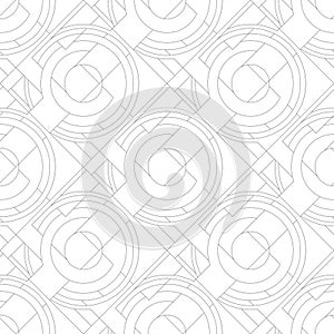 A seamless pattern with gray details, lines.