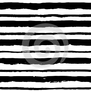 Seamless pattern with grungy stripes photo