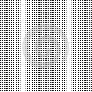 Seamless pattern, halfton effect photo