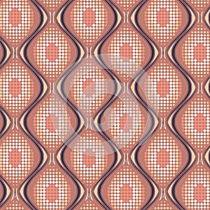 Seamless pattern with halftone
