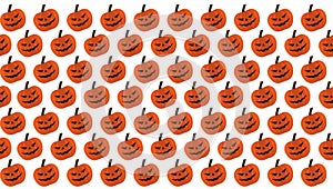 Seamless Pattern of Holloween isolated