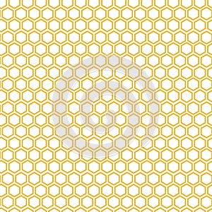 Seamless pattern with honeycombs